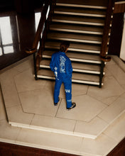 Load image into Gallery viewer, Printed Canvas Chore Coat - Blue