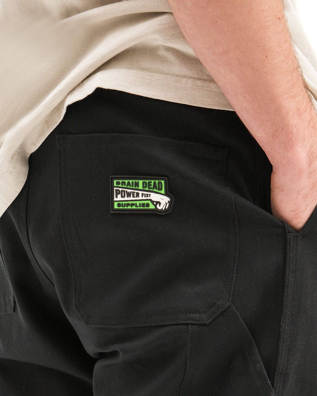 Load image into Gallery viewer, Hard/Software Velcro Carpenter Pant - Black Canvas