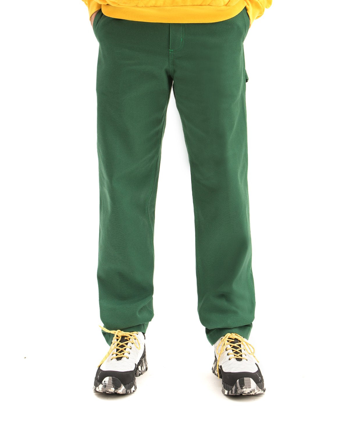 Load image into Gallery viewer, Hard/Software Velcro Carpenter Pant - Forest Canvas