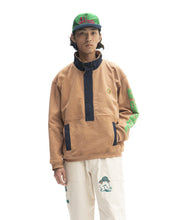 Load image into Gallery viewer, Global Works Snap Mock Neck Pullover - Brown
