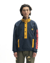 Load image into Gallery viewer, Global Works Snap Mock Neck Pullover - Navy
