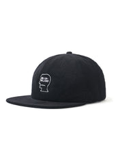 Load image into Gallery viewer, Brain Milano Corduroy Six Panel Hat - Black
