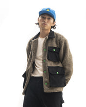 Load image into Gallery viewer, Sherpa Chore Coat - Brown/Black
