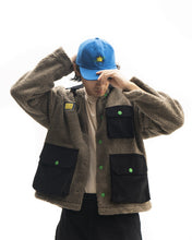 Load image into Gallery viewer, Sherpa Chore Coat - Brown/Black
