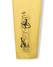 Load image into Gallery viewer, Hard/Software Velcro Printed Carpenter Pant - Yellow
