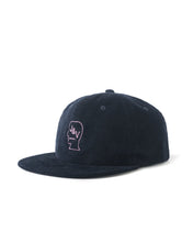 Load image into Gallery viewer, Jon &amp; Vinny's Corduroy Six Panel Hat - Navy
