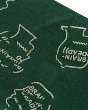Load image into Gallery viewer, Cracked Logo Head Bath Towel 30" X 66"- Forest Green
