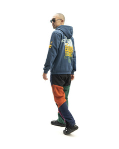 Brain Dead x The North Face Drop Shoulder PO Hoodie - Shady Blue