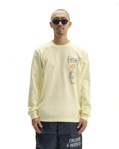 Brain Dead x The North Face Long Sleeve Tee - Tender Yellow