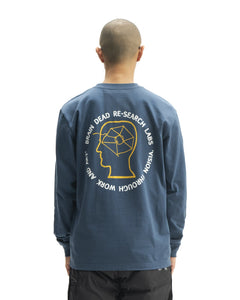 Brain Dead x The North Face Long Sleeve Tee - Shady Blue