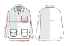 Load image into Gallery viewer, Paneled Chore Coat - Raspberry
