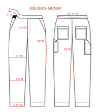 Load image into Gallery viewer, Hard/Software Velcro Carpenter Pant - Hand Splatter Dye / Washed

